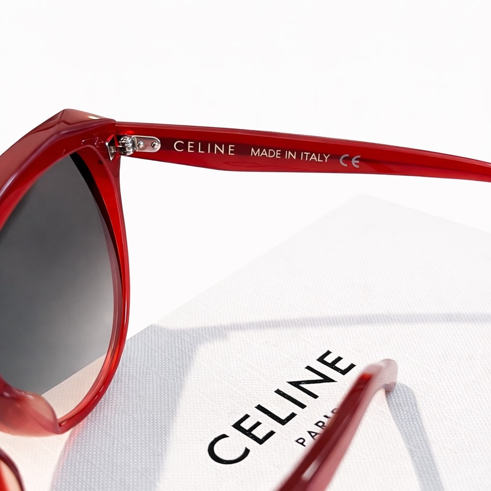 Celine Bold Red Sunglasses - Picture 2 of 2